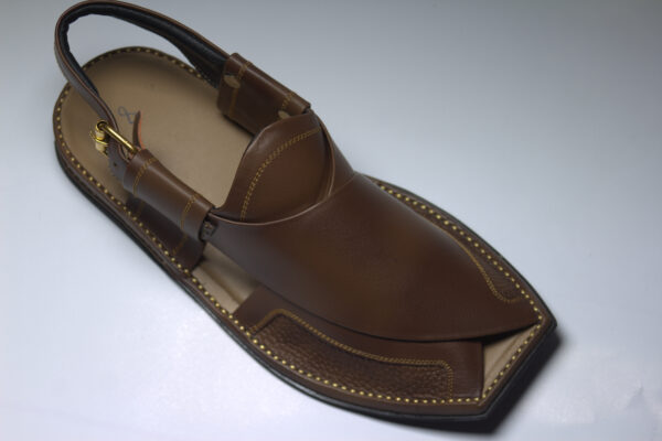 Brown Printed Peshawar Zalmi - Image 4