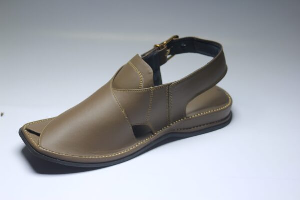Brown Zardari-Peshaweri Chappal - Image 3