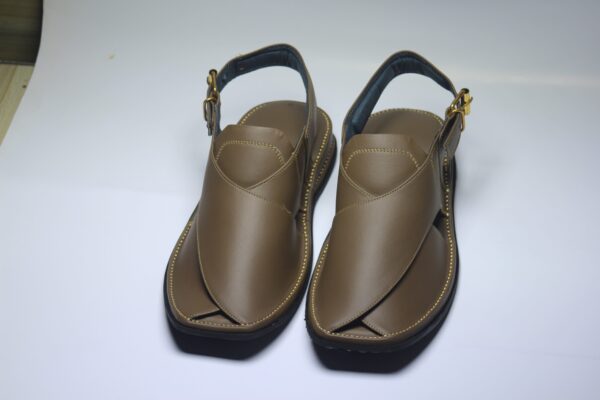 Brown Zardari-Peshaweri Chappal - Image 2