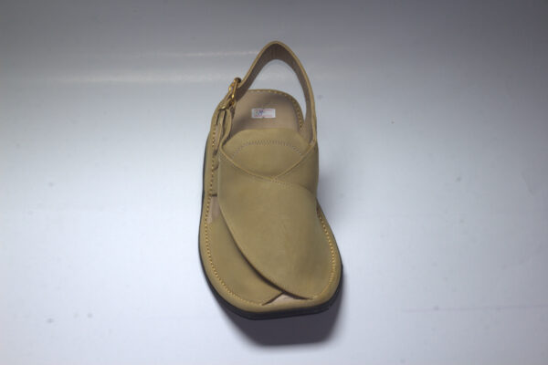 Camel Suede Zardari-Peshaweri Chappal - Image 2