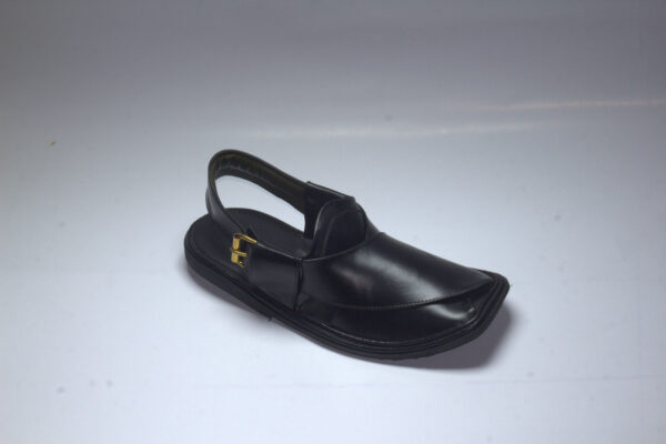 Black Smart Zalmi-Peshaweri Chappal - Image 3