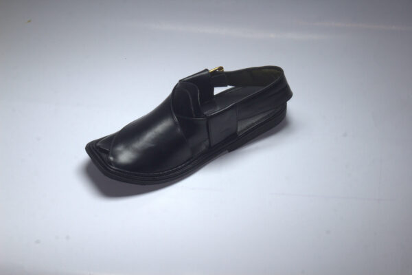 Black Smart Zalmi-Peshaweri Chappal - Image 4