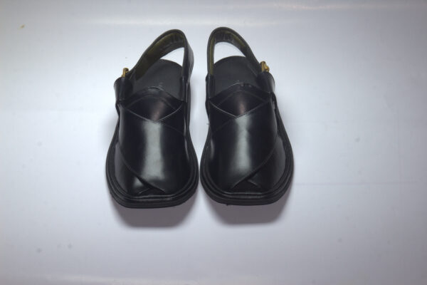 Black Smart Zalmi-Peshaweri Chappal - Image 6
