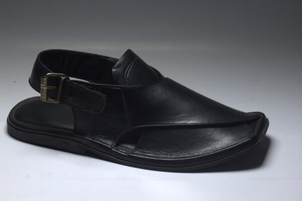 Black Zardari-Peshaweri Chappal - Image 5