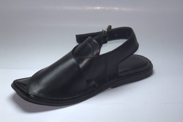 Black Zardari-Peshaweri Chappal - Image 7