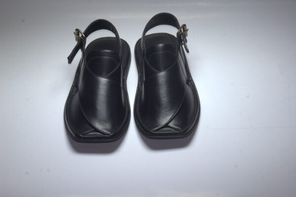 Black Zardari-Peshaweri Chappal - Image 6