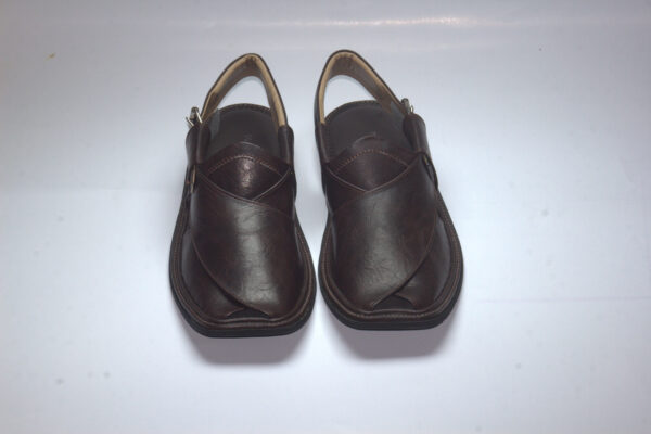 Maroon Printed Smart Zalmi-Peshaweri Chappal