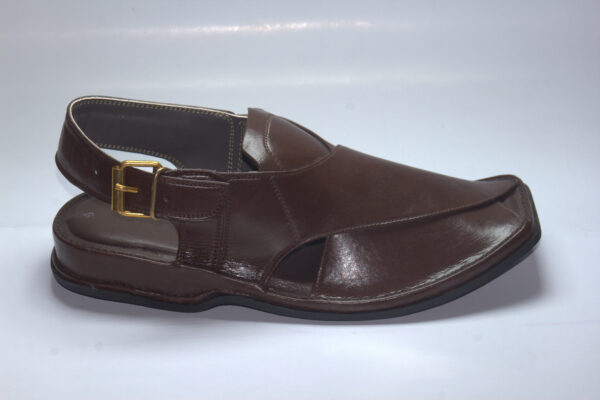 Choclate Zardari-Peshaweri Chappal - Image 2