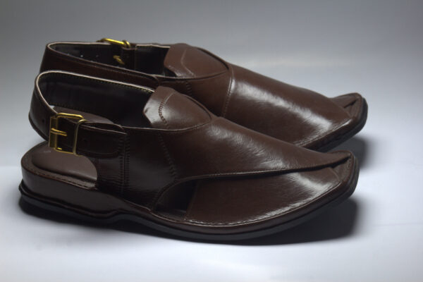 Choclate Zardari-Peshaweri Chappal - Image 3