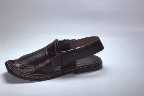 Maroon Smart Zalmi Takkidari-Peshaweri Chappal - Image 3