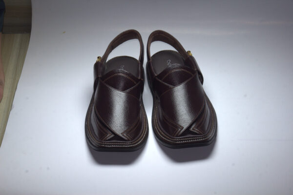 Maroon Smart Zalmi Takkidari-Peshaweri Chappal