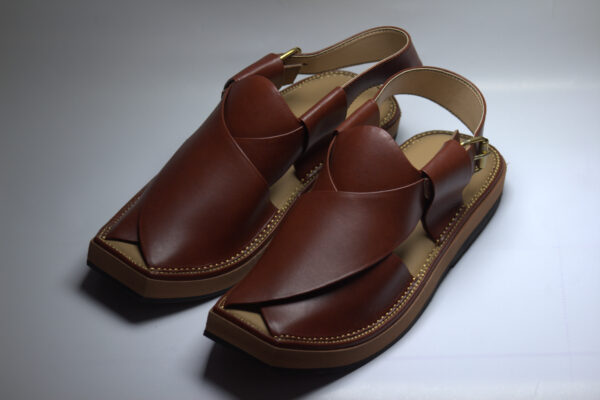 Red Kaptaan-Peshaweri Chappal