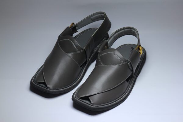 Grey Smart Zalmi-Peshawari Chappal - Image 5