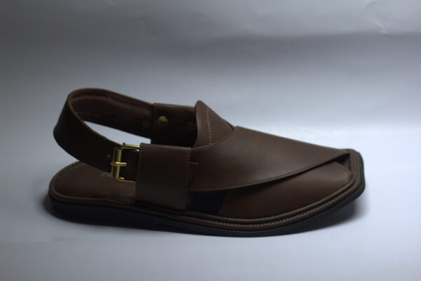 Brown Smart Zalmi-Peshawari Chappal - Image 3