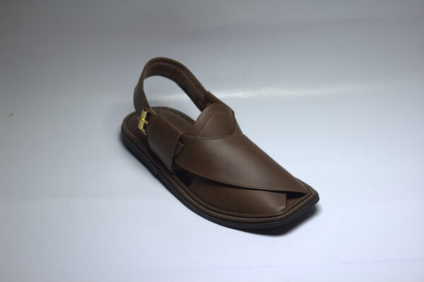 Brown Smart Zalmi-Peshawari Chappal - Image 2