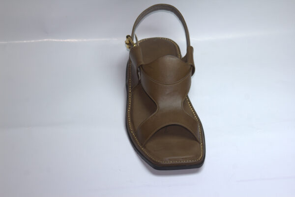 Brown Smart Panjedara-Peshawari Chappal - Image 2