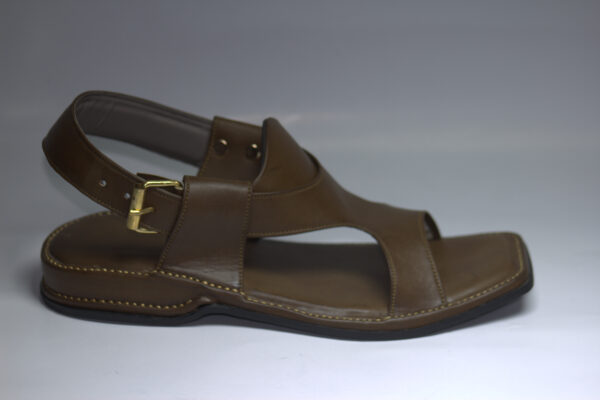 Brown Smart Panjedara-Peshawari Chappal - Image 4