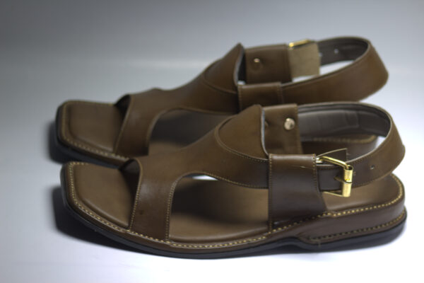 Brown Smart Panjedara-Peshawari Chappal - Image 6