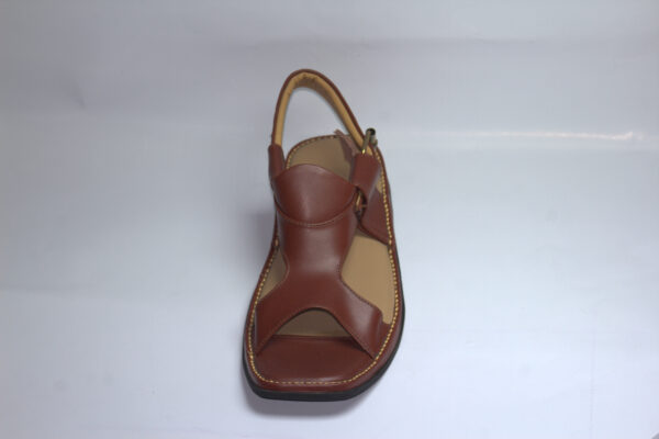 Red Smart Panjedara-Peshawari Chappal - Image 3
