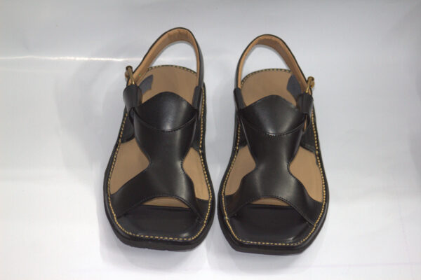 Black Smart Panjedara-PeshawarI Chappal