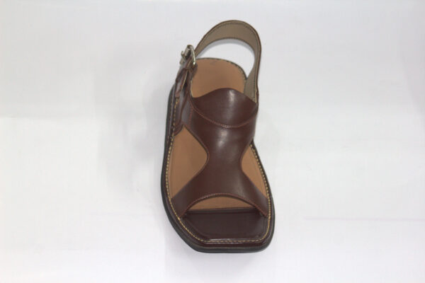 Choclate Brown Smart Panjedara-Peshawari Chappal - Image 5