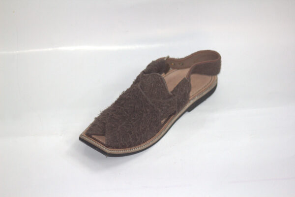 Brown Suede-Peshawari Chappal - Image 3
