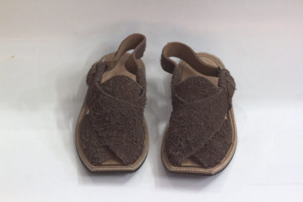 Brown Suede-Peshawari Chappal