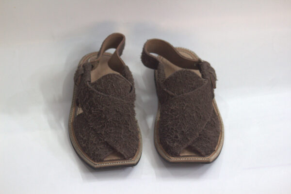 Brown Suede-Peshawari Chappal - Image 4
