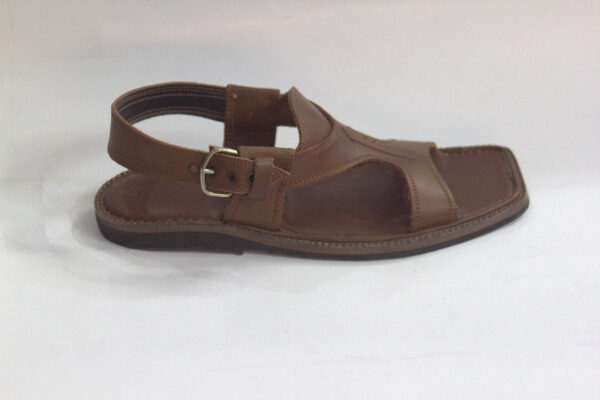 Brown Classic Panjedara-Peshawari Chappal - Image 2